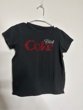 Embroidered diet, Coke, Coca-Cola Tshirt